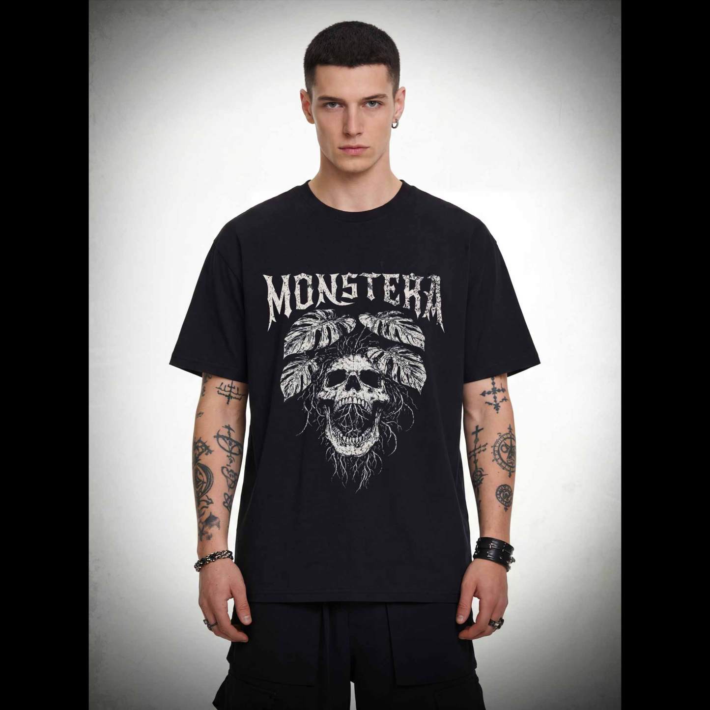 Monstera Skull T-shirt