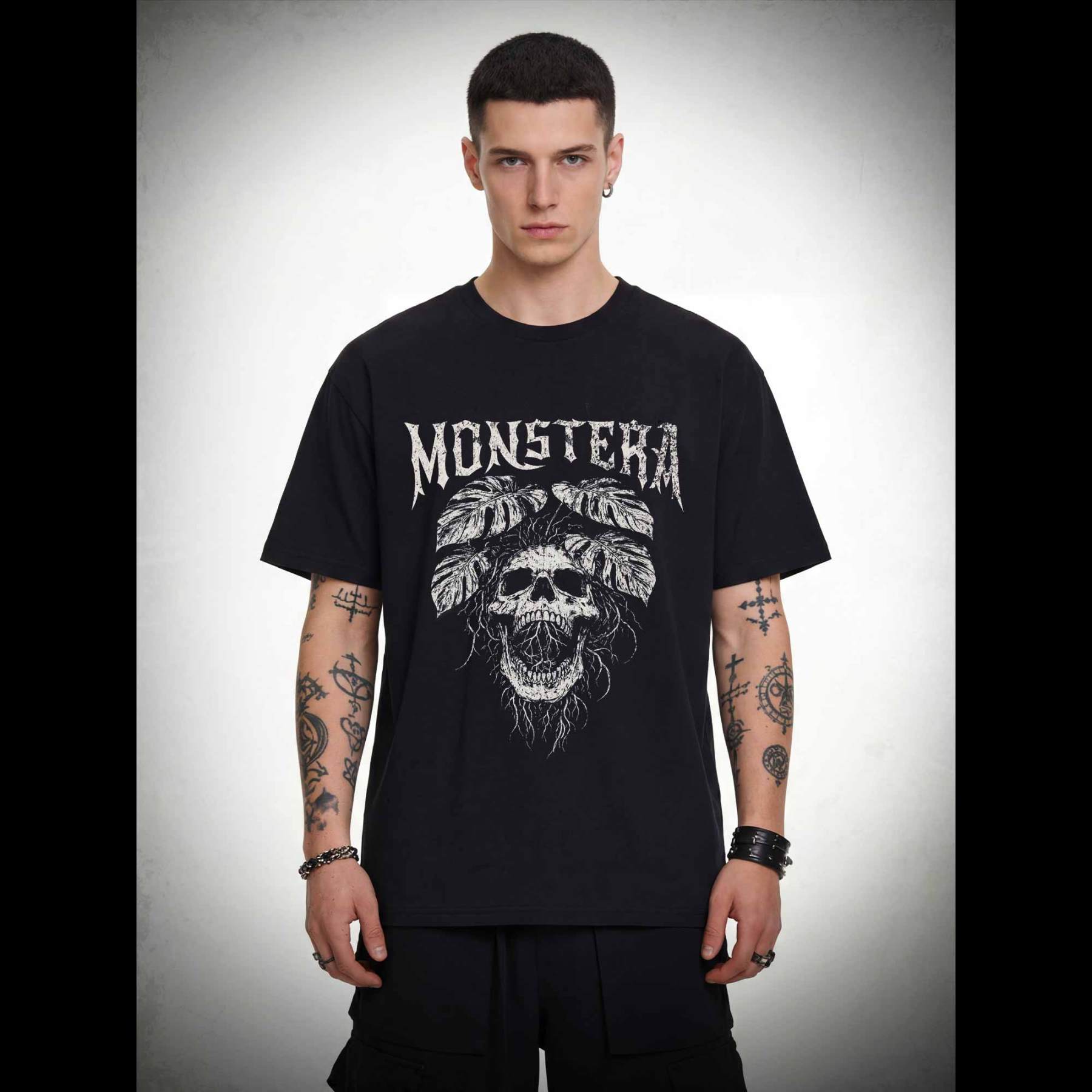 Monstera Skull T-shirt