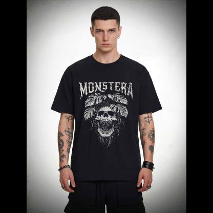 Monstera Skull T-shirt