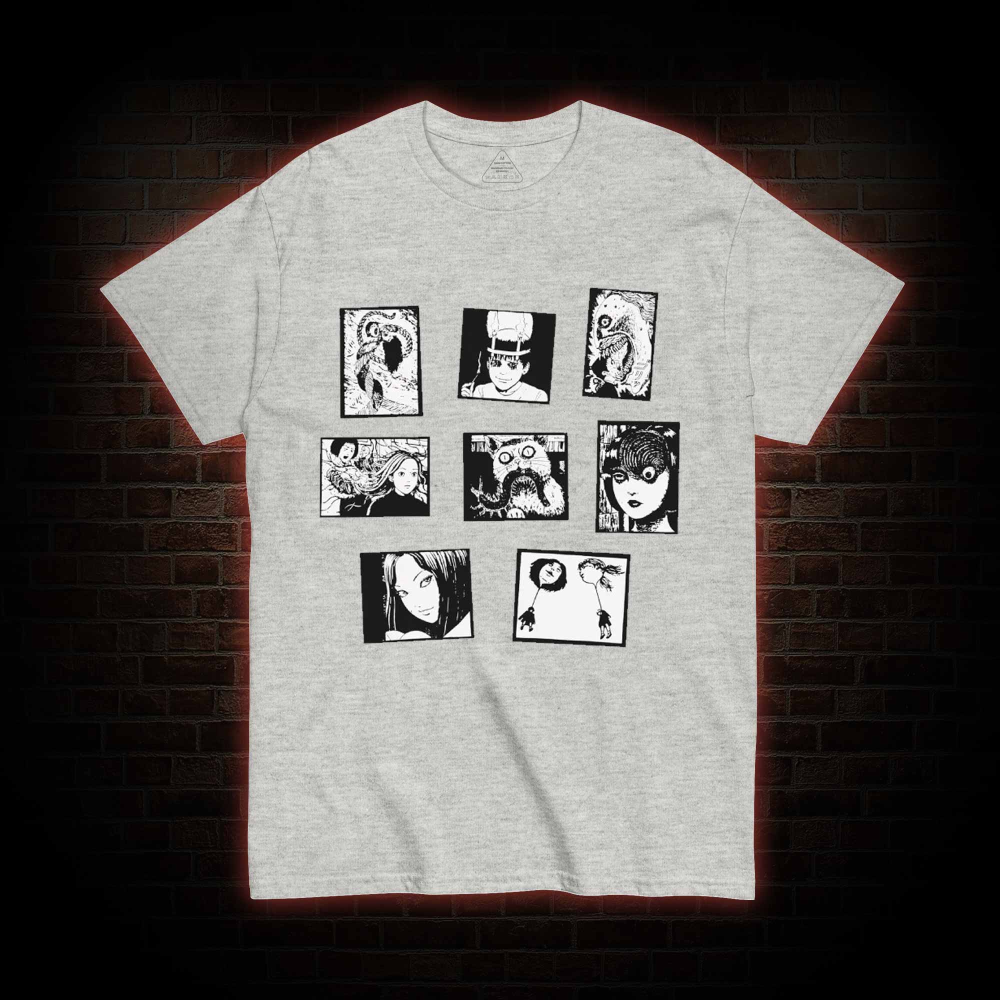 Retro Horror Manga T-shirt