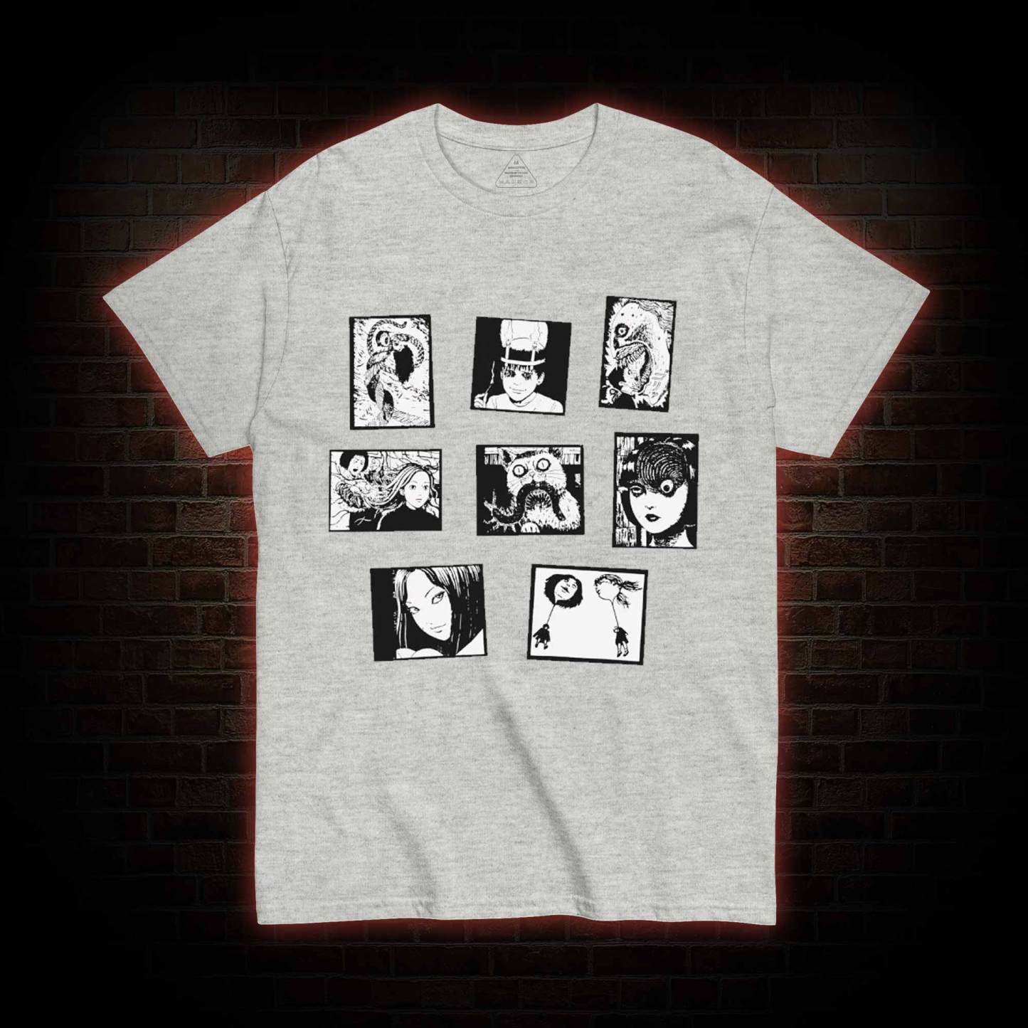 Retro Horror Manga T-shirt