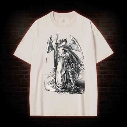 St Michael Archangel Washed T-shirt