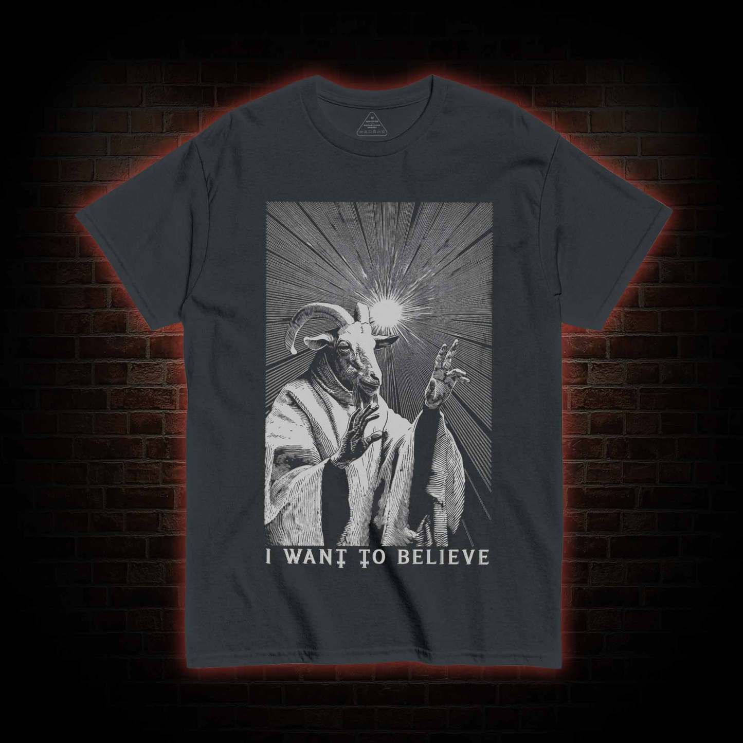 I Want to Believe Goat T-shirt