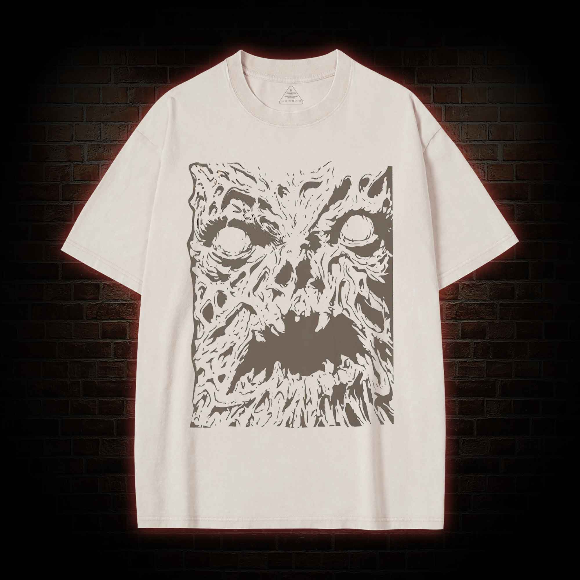 Necronomicon Evil Horror Washed T-shirt