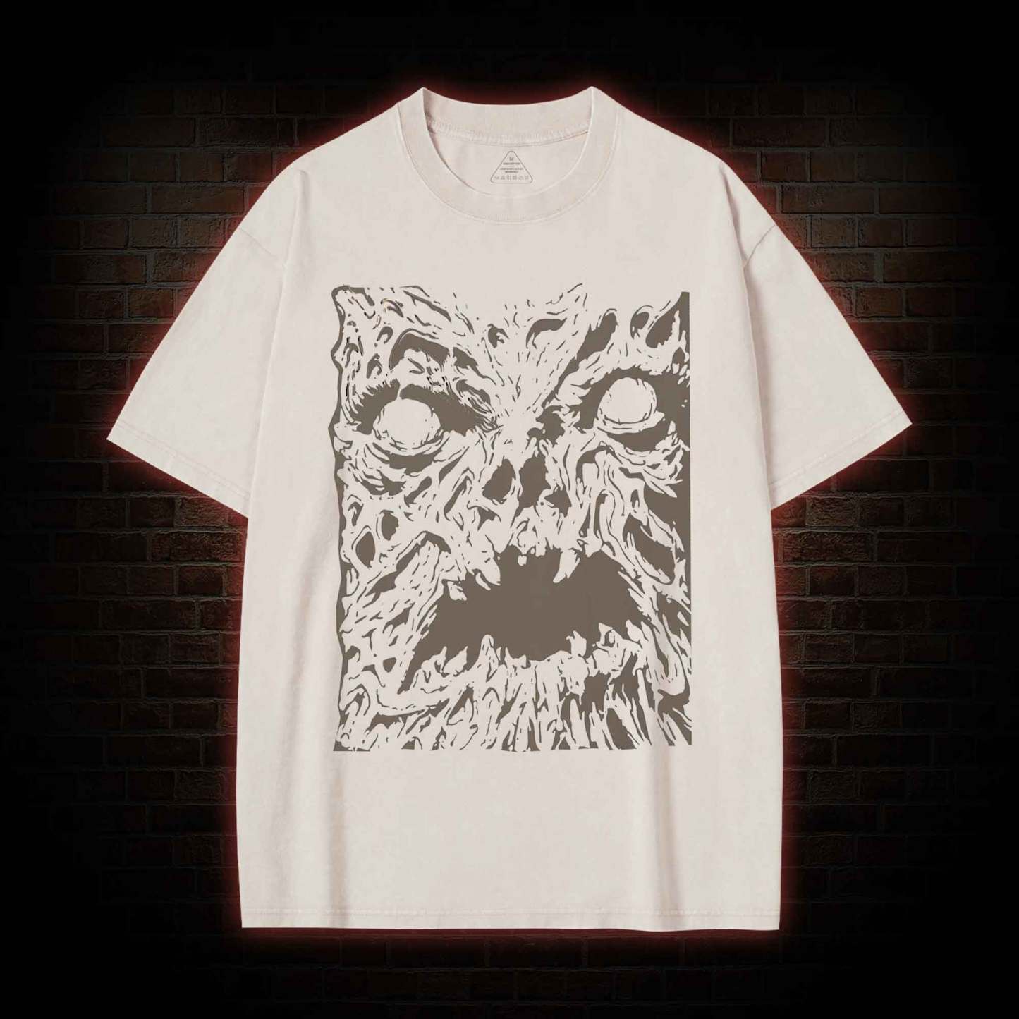 Necronomicon Evil Horror Washed T-shirt
