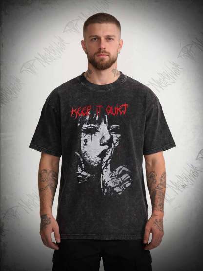 Keep it Quiet Washed T-shirt