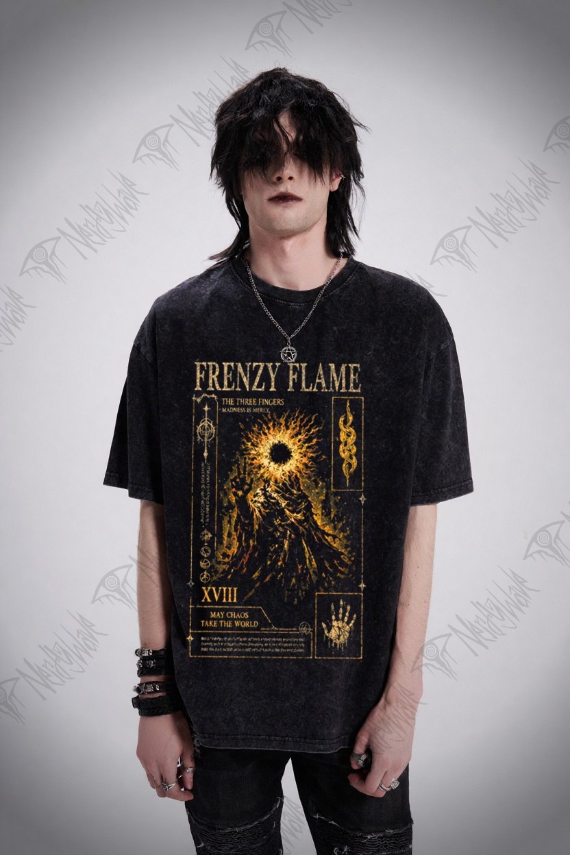 May Chaos Take The World Washed T-shirt