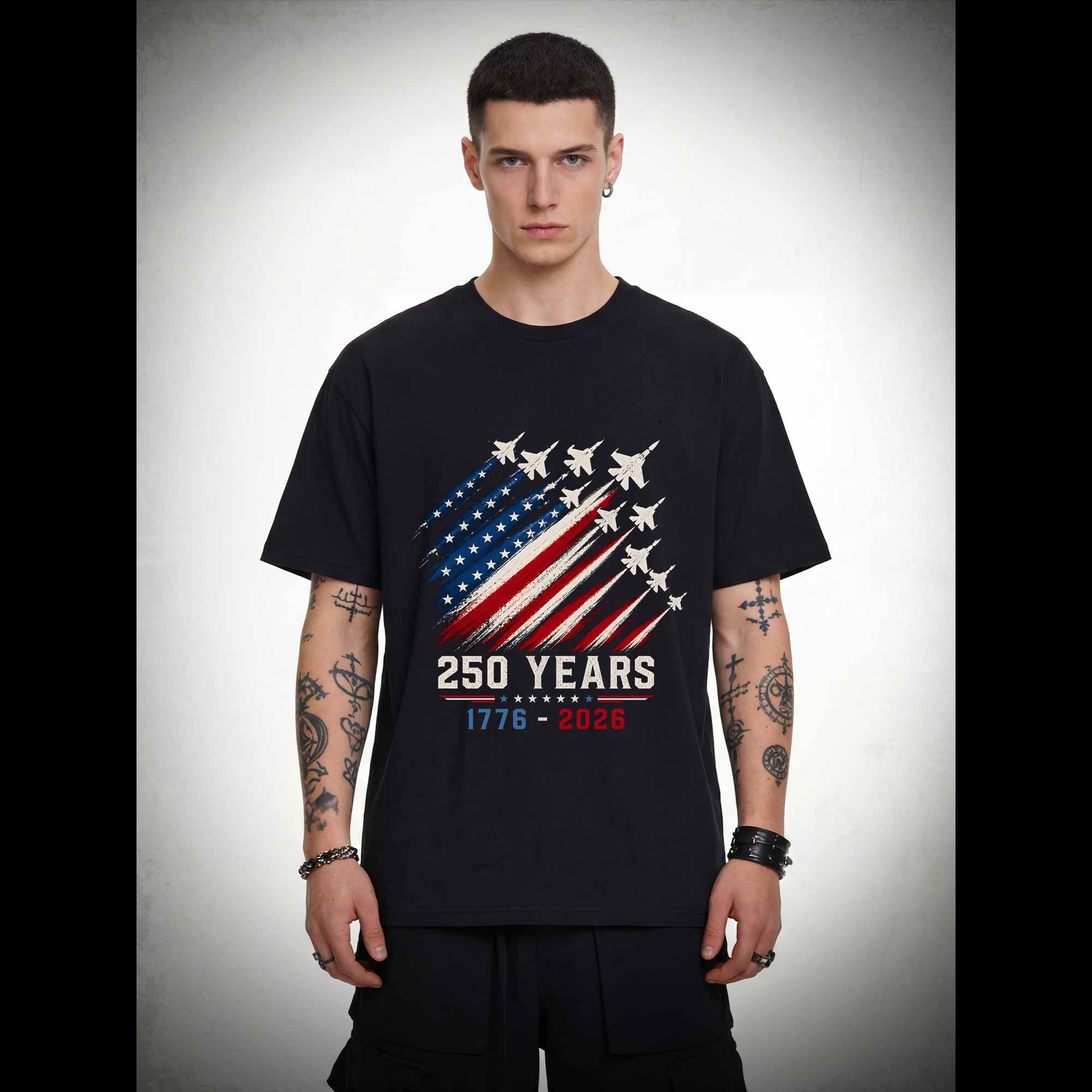 Patriotic Jet Fighter T-shirt