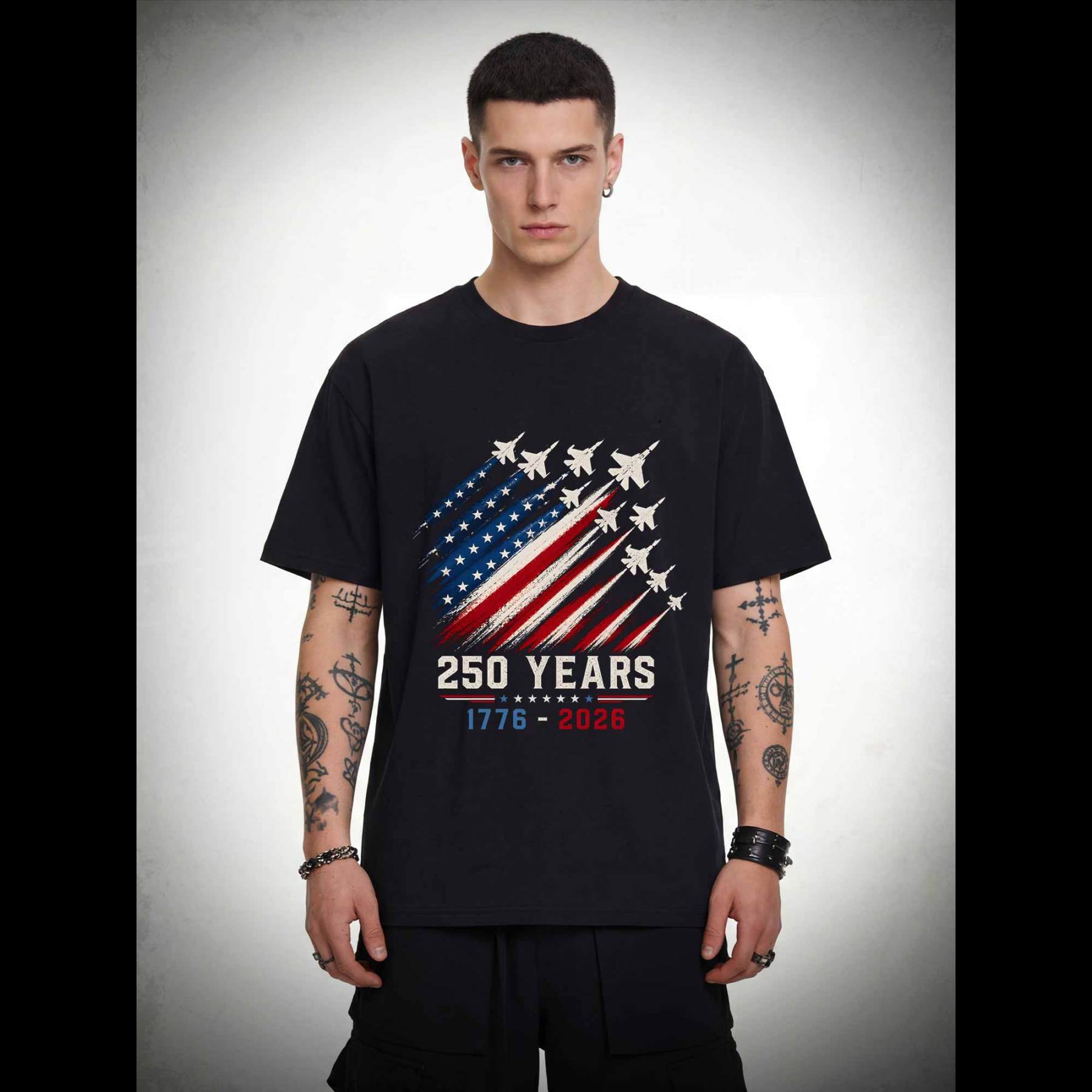 Patriotic Jet Fighter T-shirt
