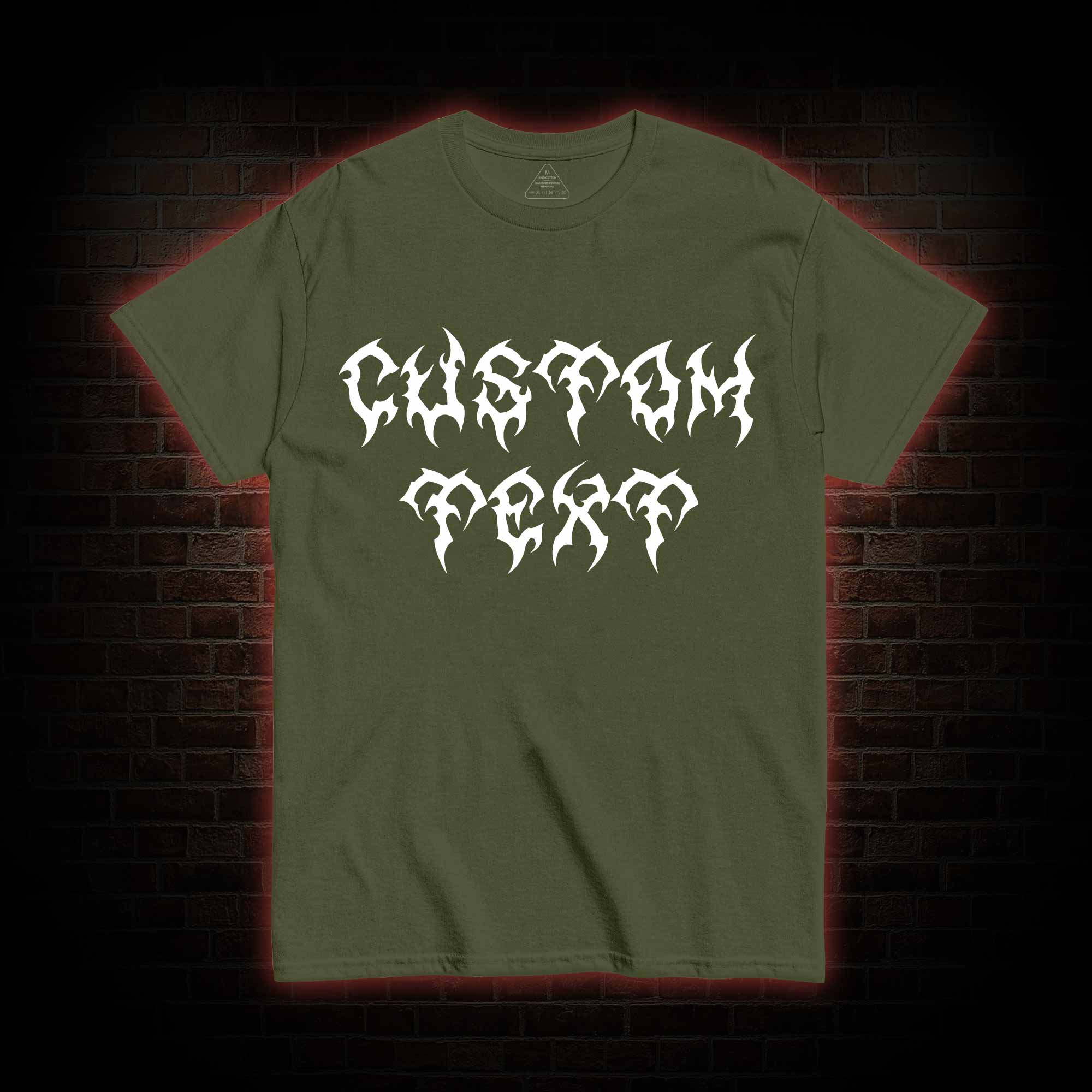 Personalized Style Custom Text T-shirt