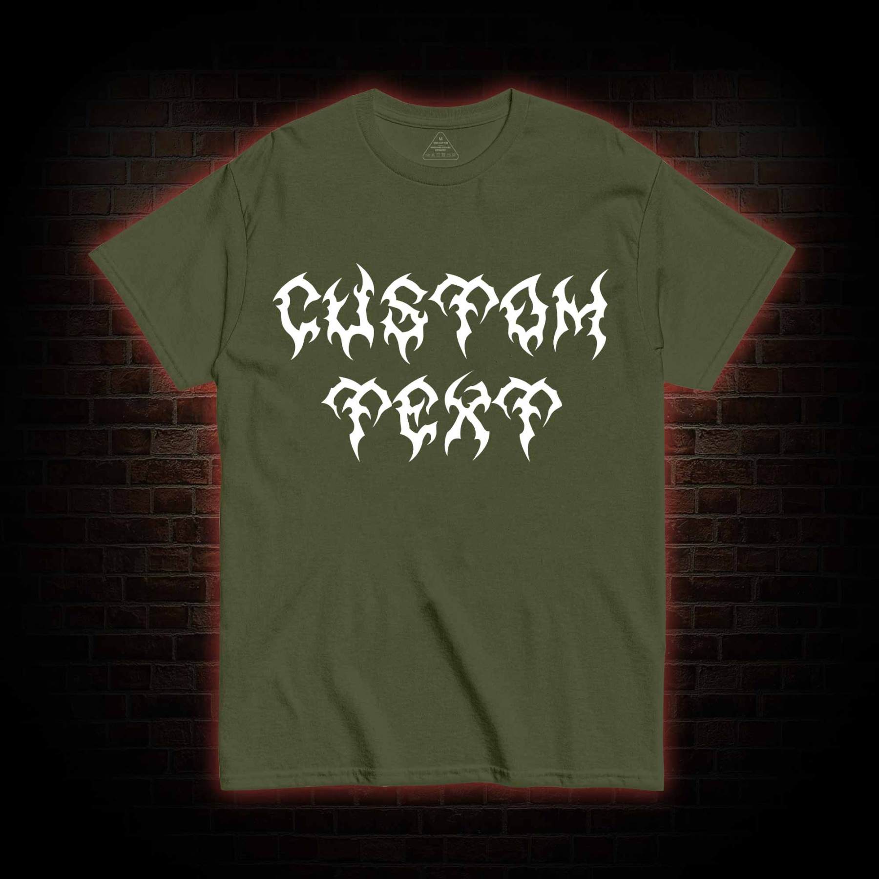 Personalized Style Custom Text T-shirt