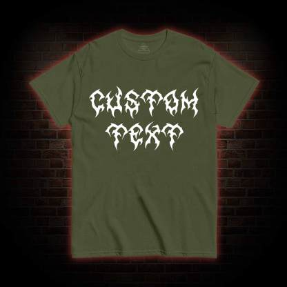 Personalized Style Custom Text T-shirt