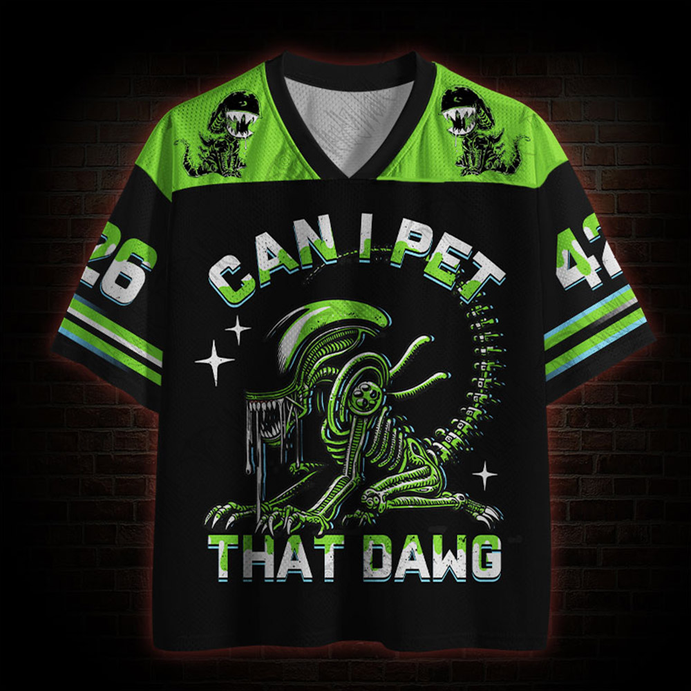 Can I Pet That Dawg Mesh Jersey