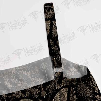 Mothman Radio Wide Straps Maxi Dress
