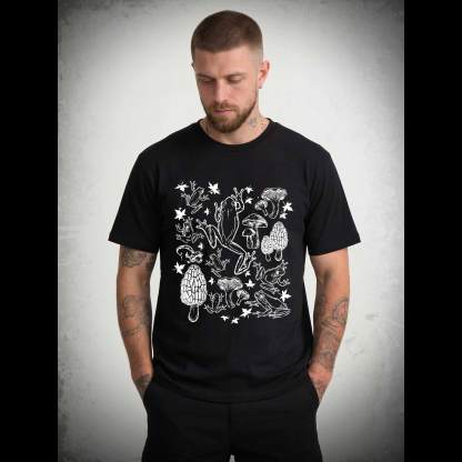 Frogs and Mushrooms T-shirt