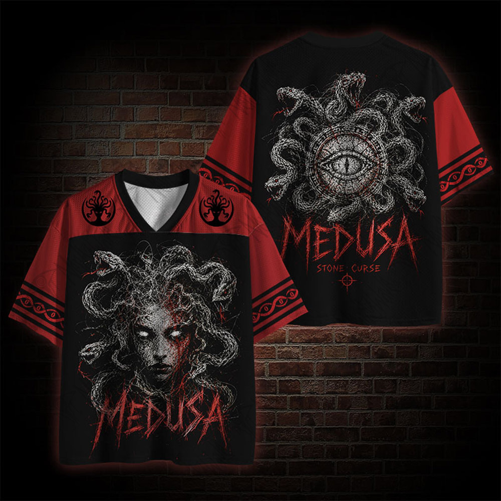 Evil Eye Greek Mythology Mesh Jersey