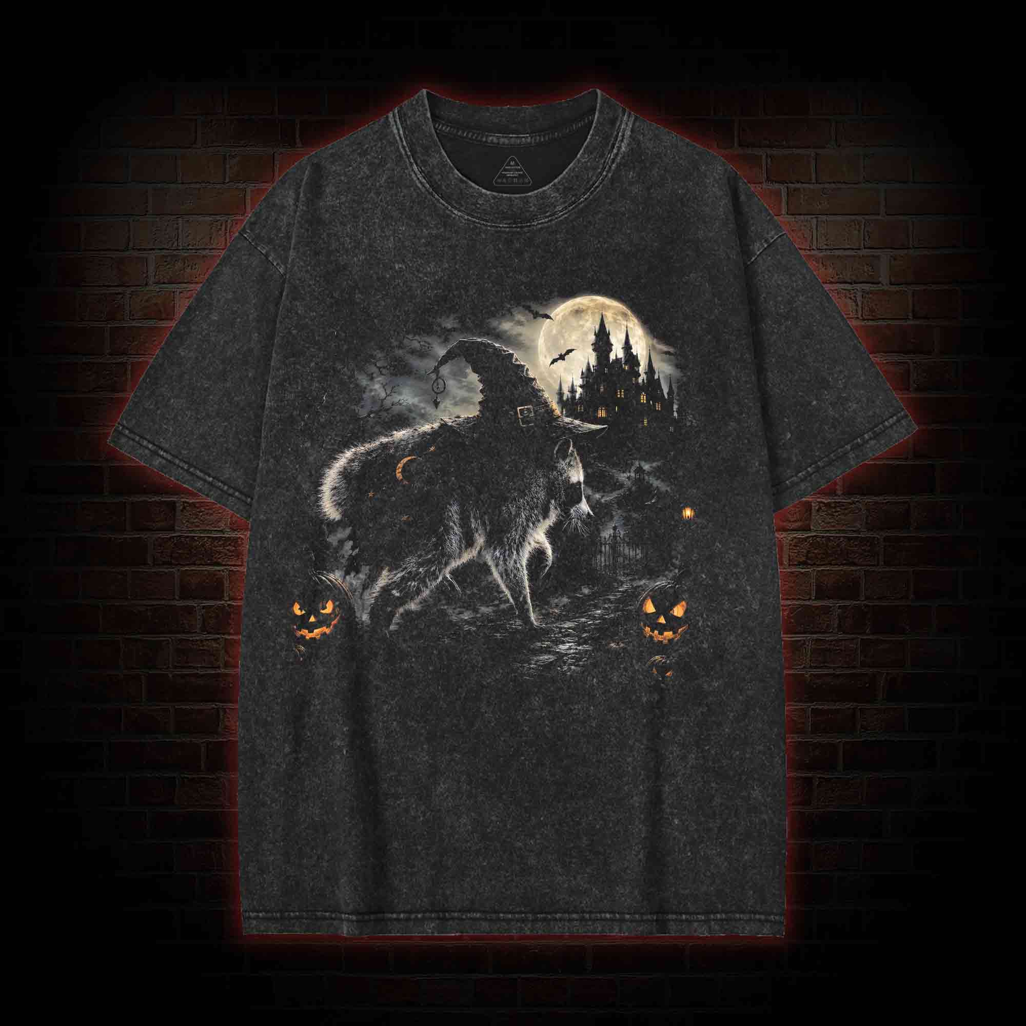 Jimothy Raccoon Halloween Washed T-shirt
