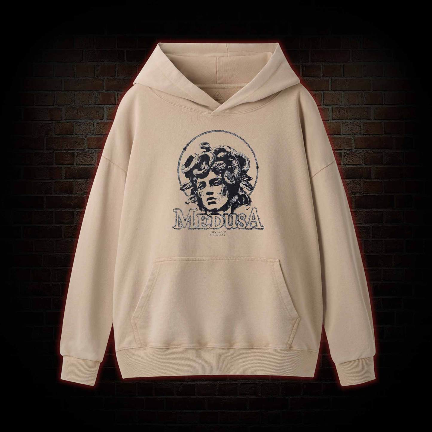 Medusa Stone Washed Hoodie
