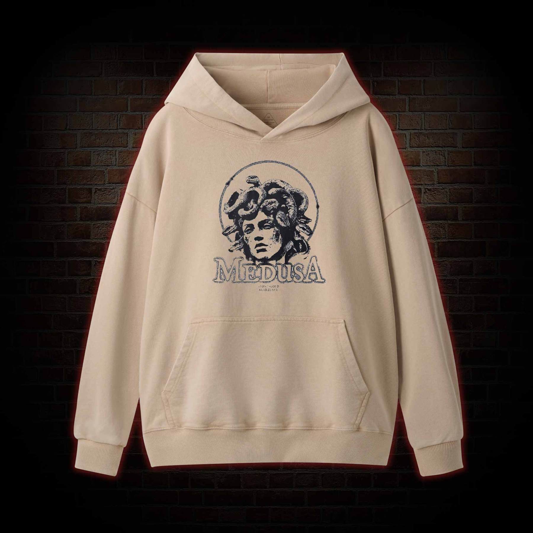 Medusa Stone Washed Hoodie