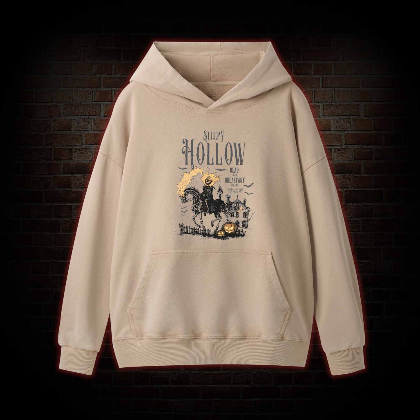 Comfort Colors Sleepy Hollow Halloween Washed Hoodie