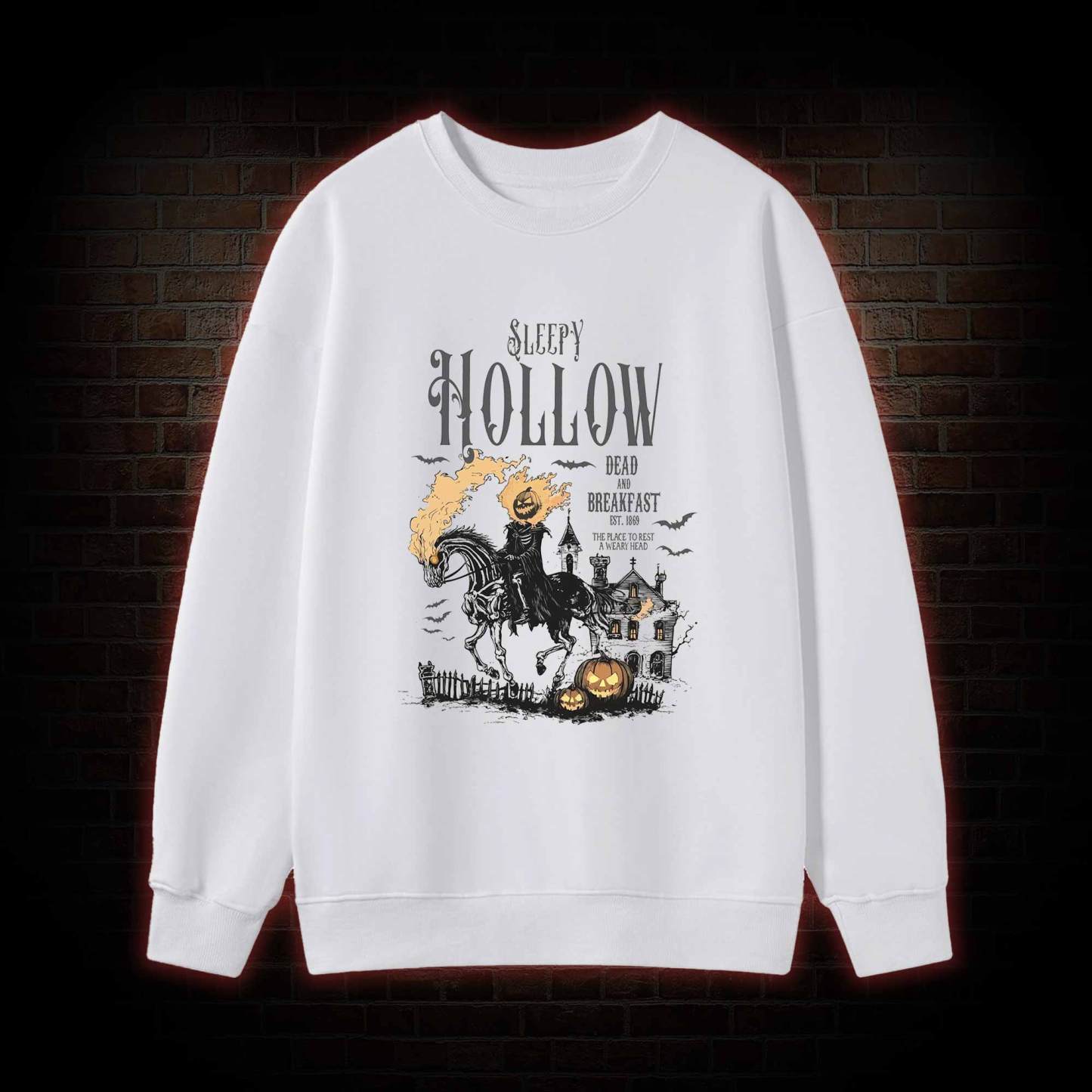 Comfort Colors Sleepy Hollow Halloween Sweatshirt