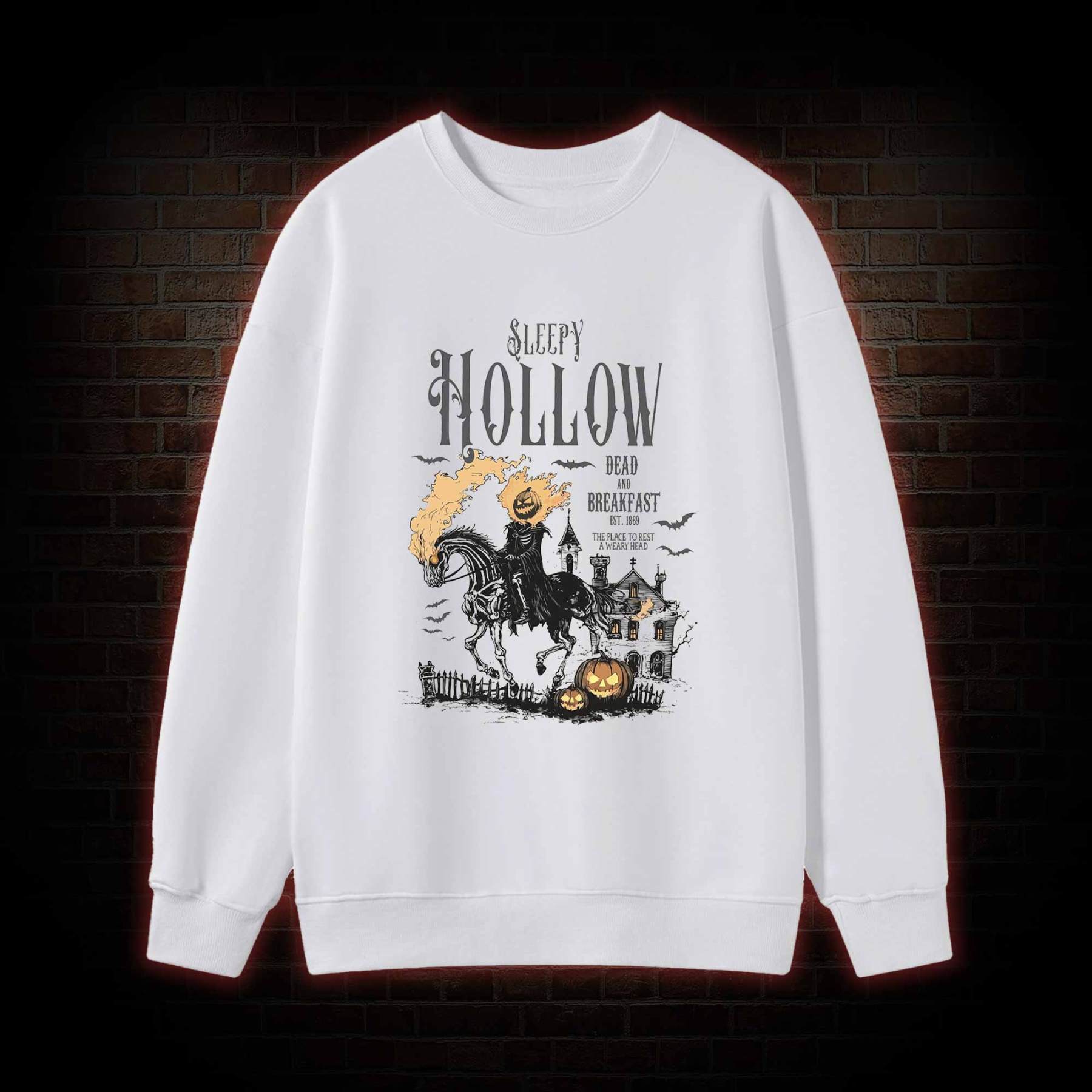 Comfort Colors Sleepy Hollow Halloween Sweatshirt