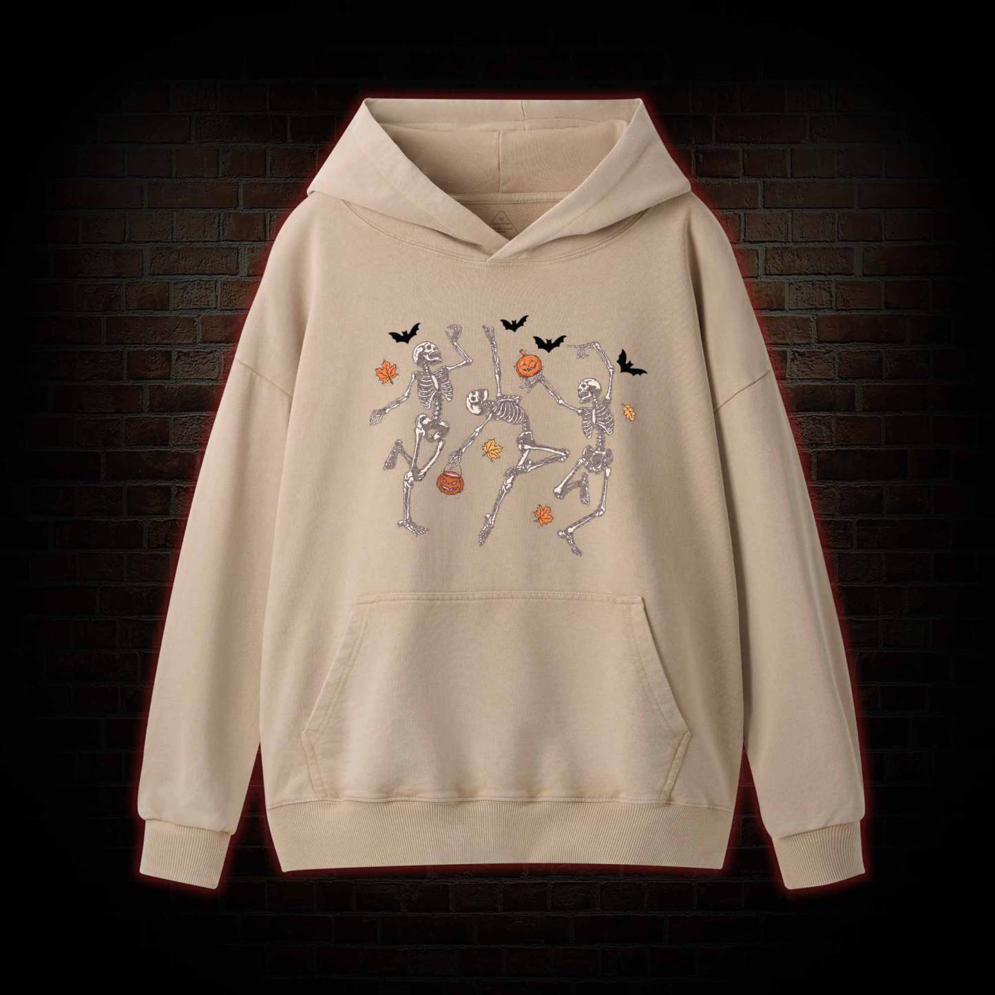 Dancing Skeletons Washed Hoodie