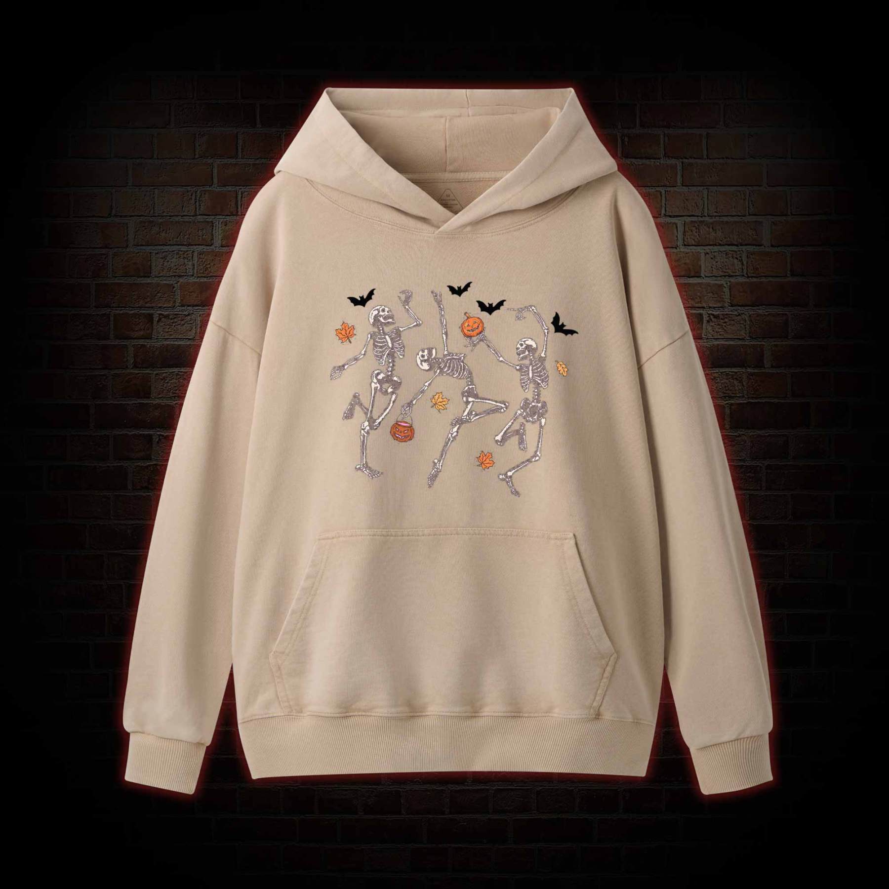 Dancing Skeletons Washed Hoodie