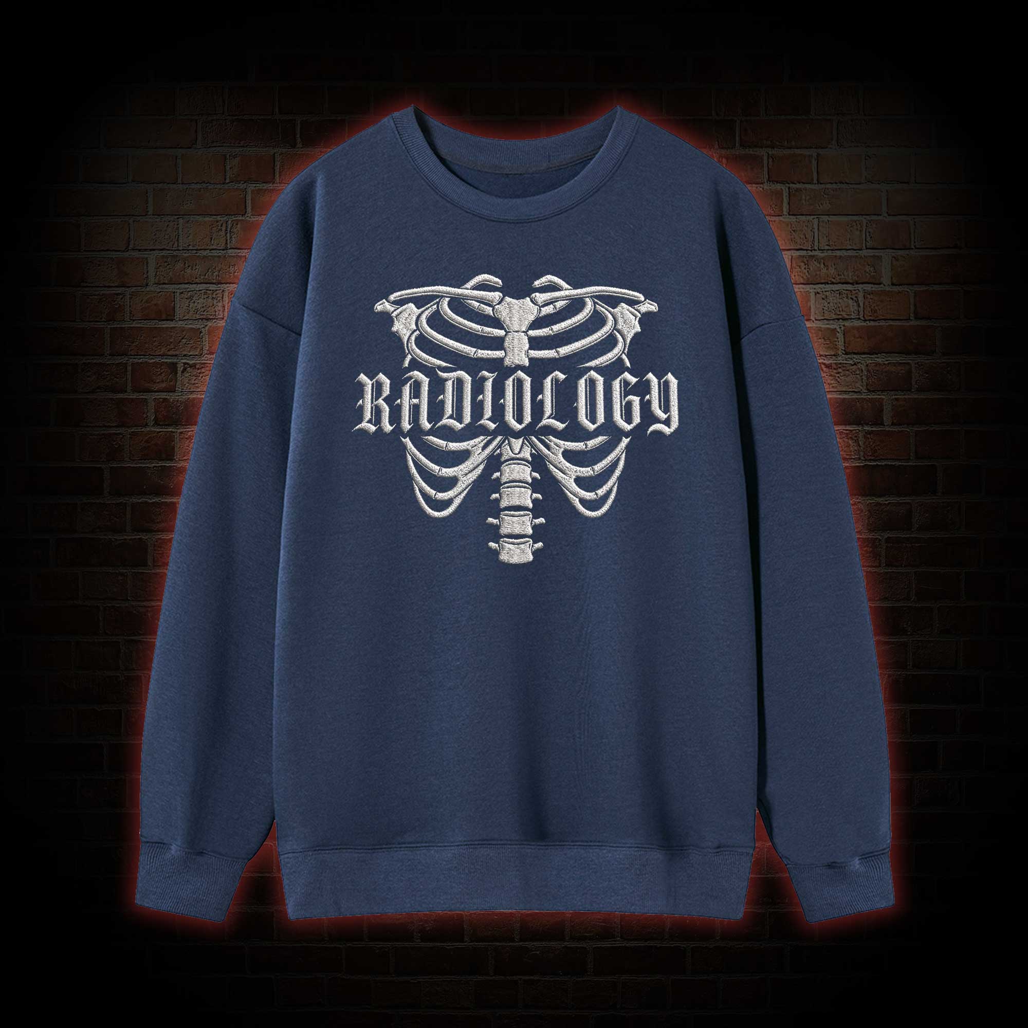 Radiology Embroidered Sweatshirt