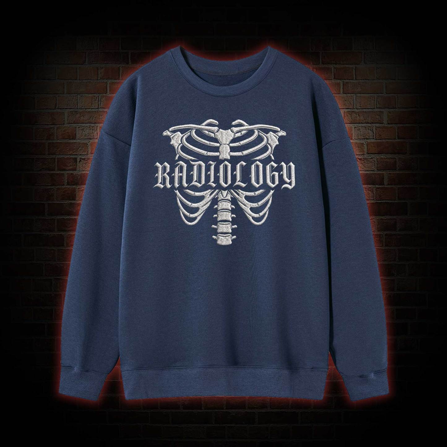 Radiology Embroidered Sweatshirt