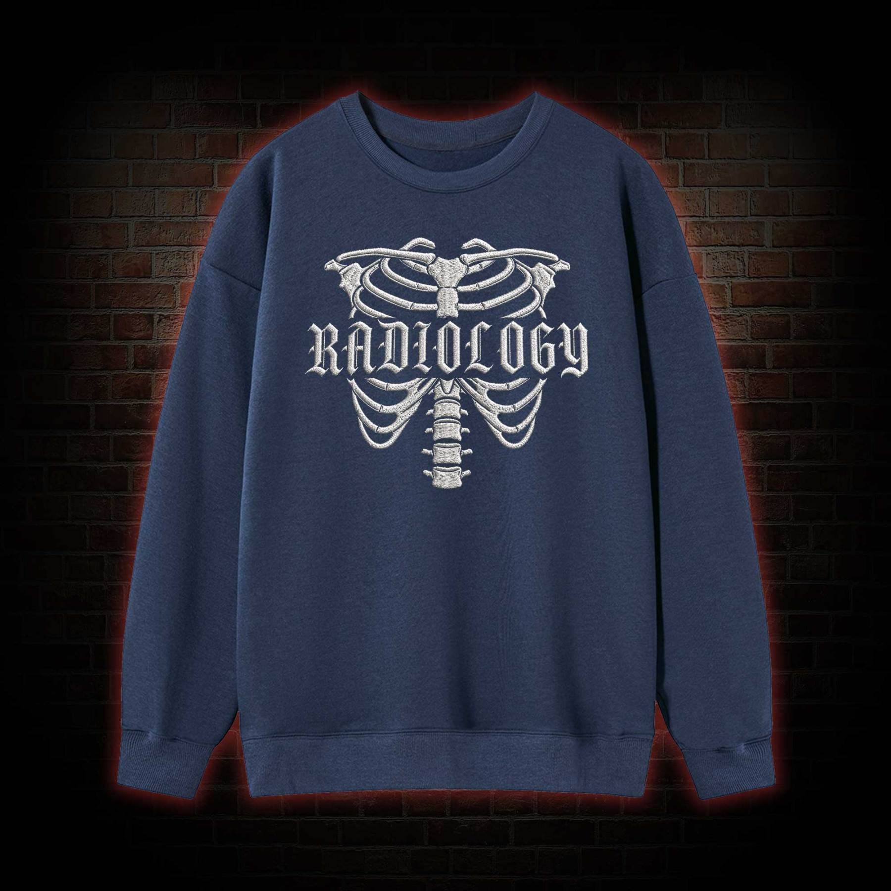 Radiology Embroidered Sweatshirt