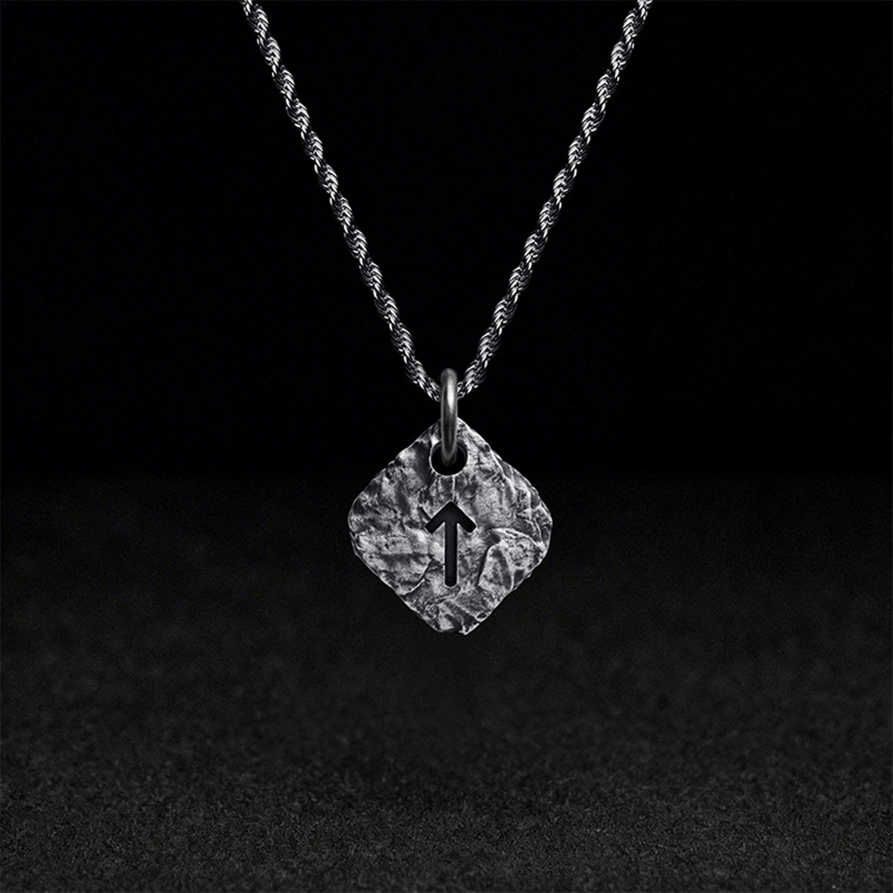  Tiwaz Rune Pendant Necklace