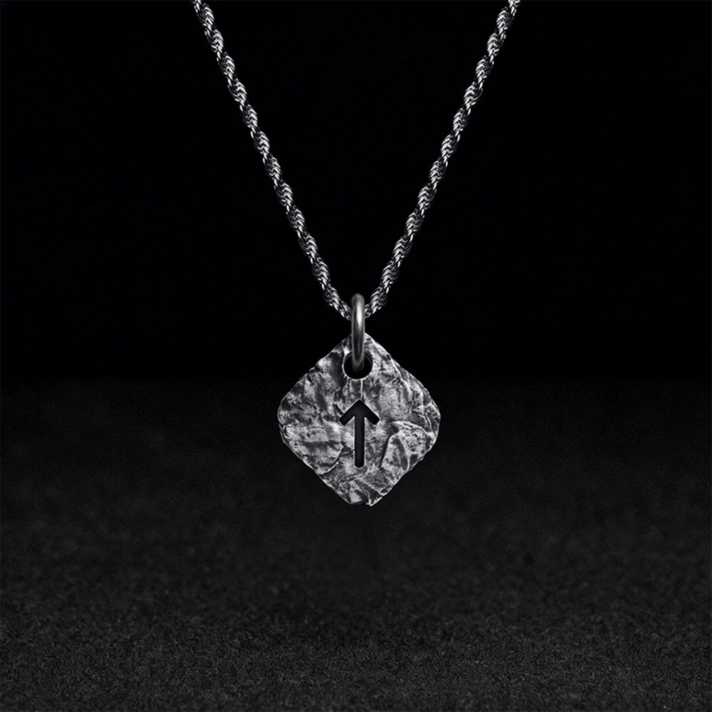  Tiwaz Rune Pendant Necklace