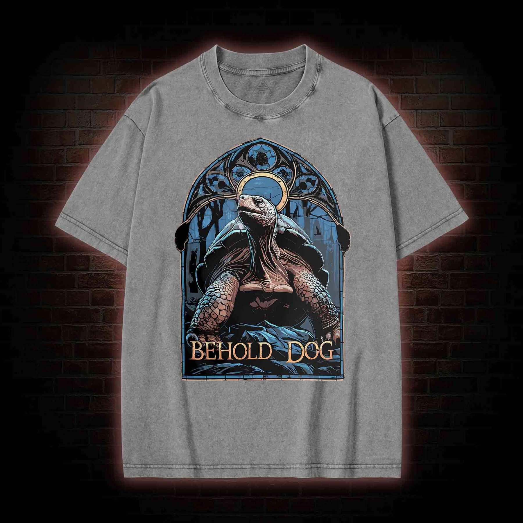 Behold Dog Washed T-shirt