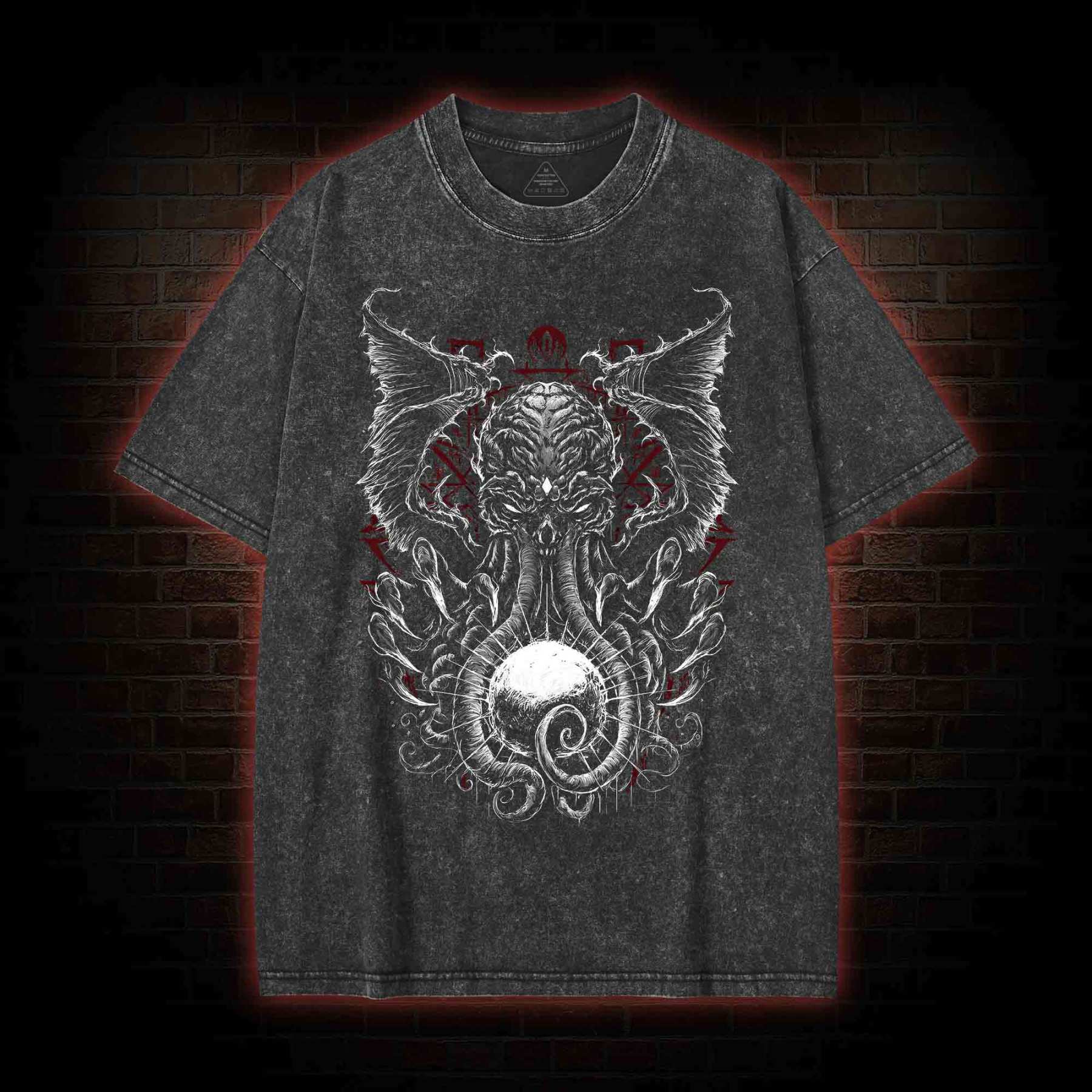 The Old One Cthulhu Washed T-Shirt
