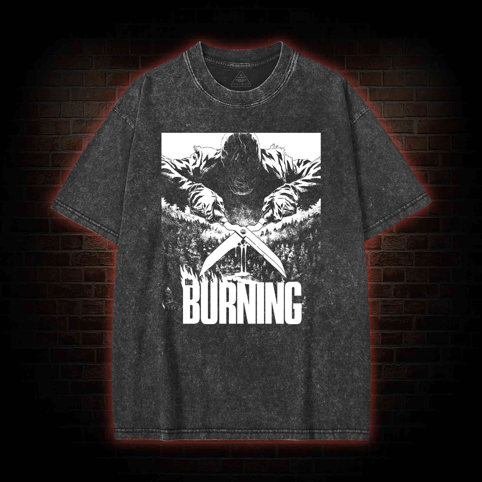 The Burning Washed T-shirt