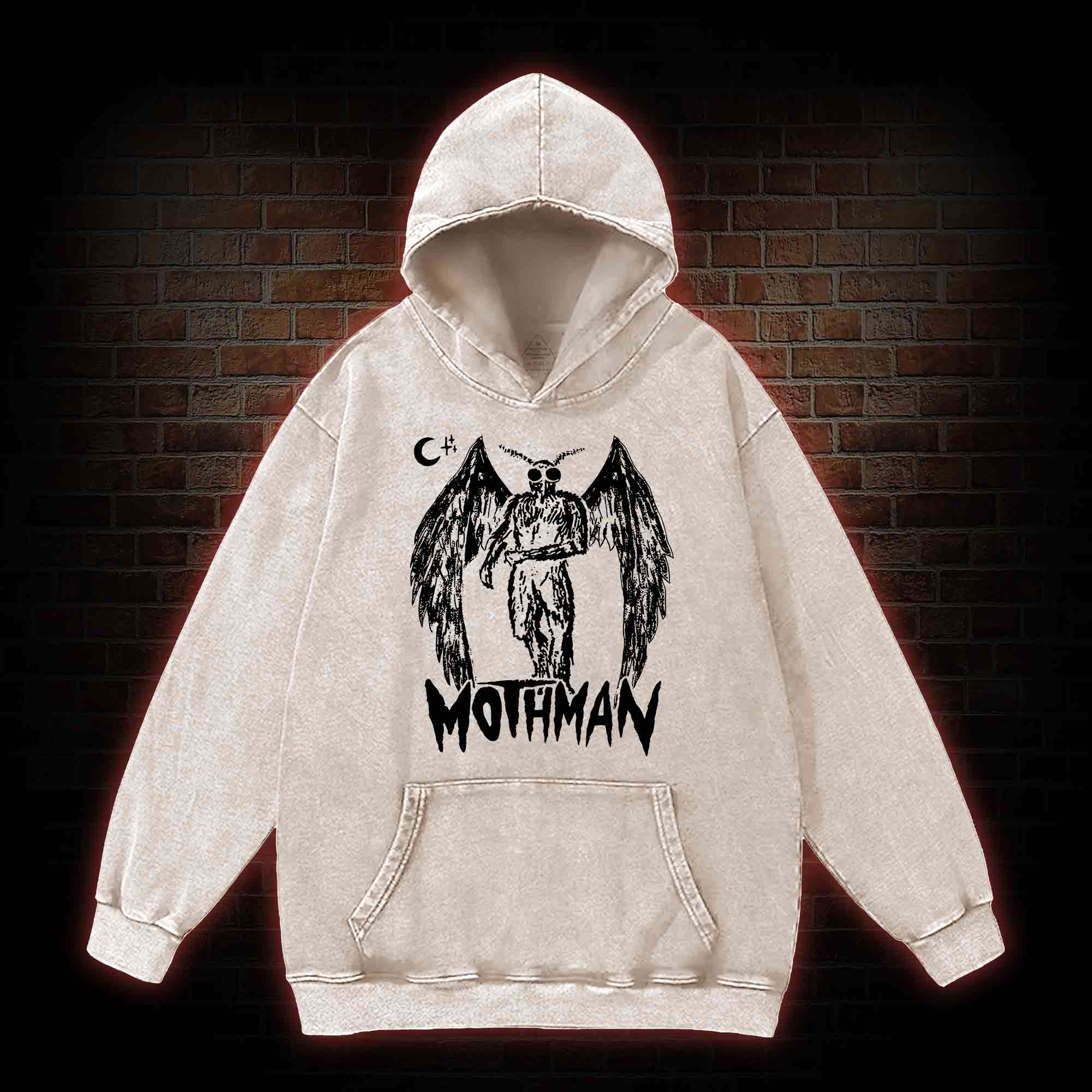 Mothman Washed Hoodie