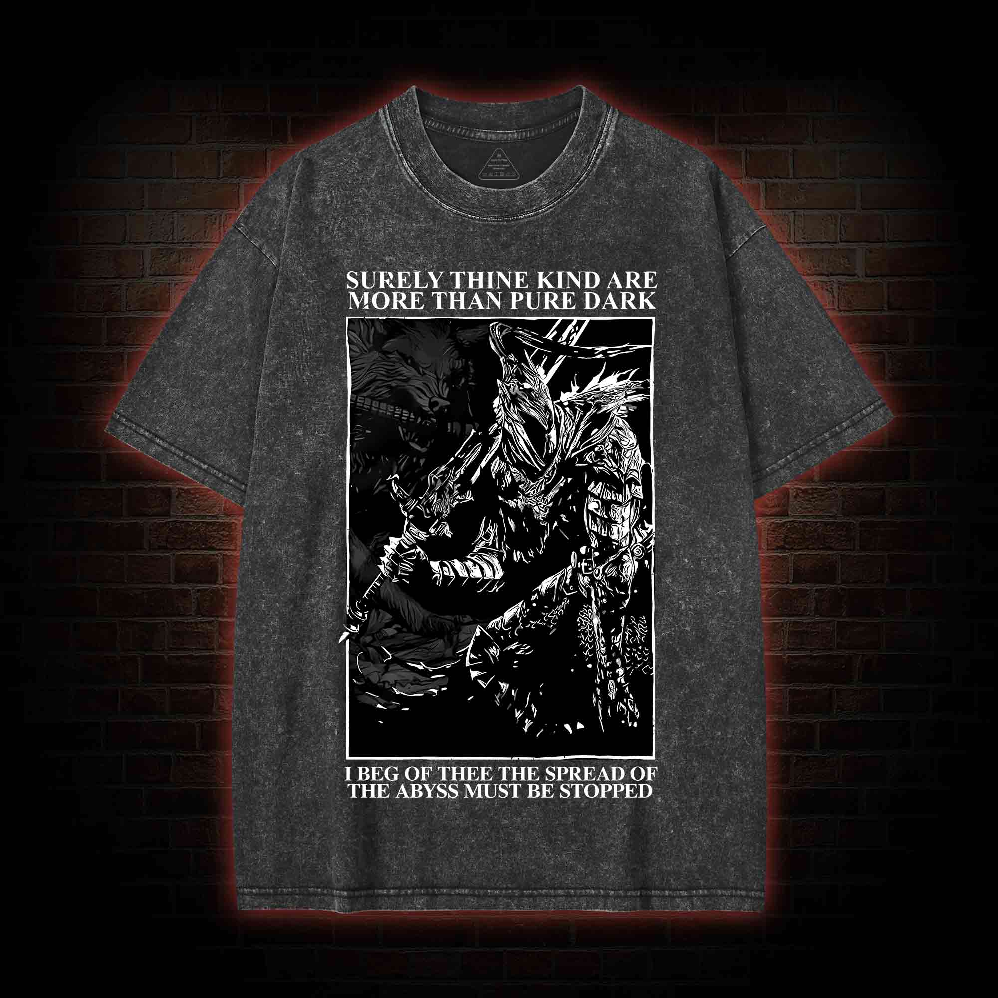 Artorias the Abysswalker Washed T-shirt
