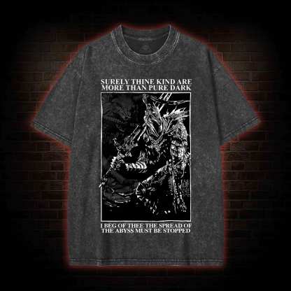 Artorias the Abysswalker Washed T-shirt