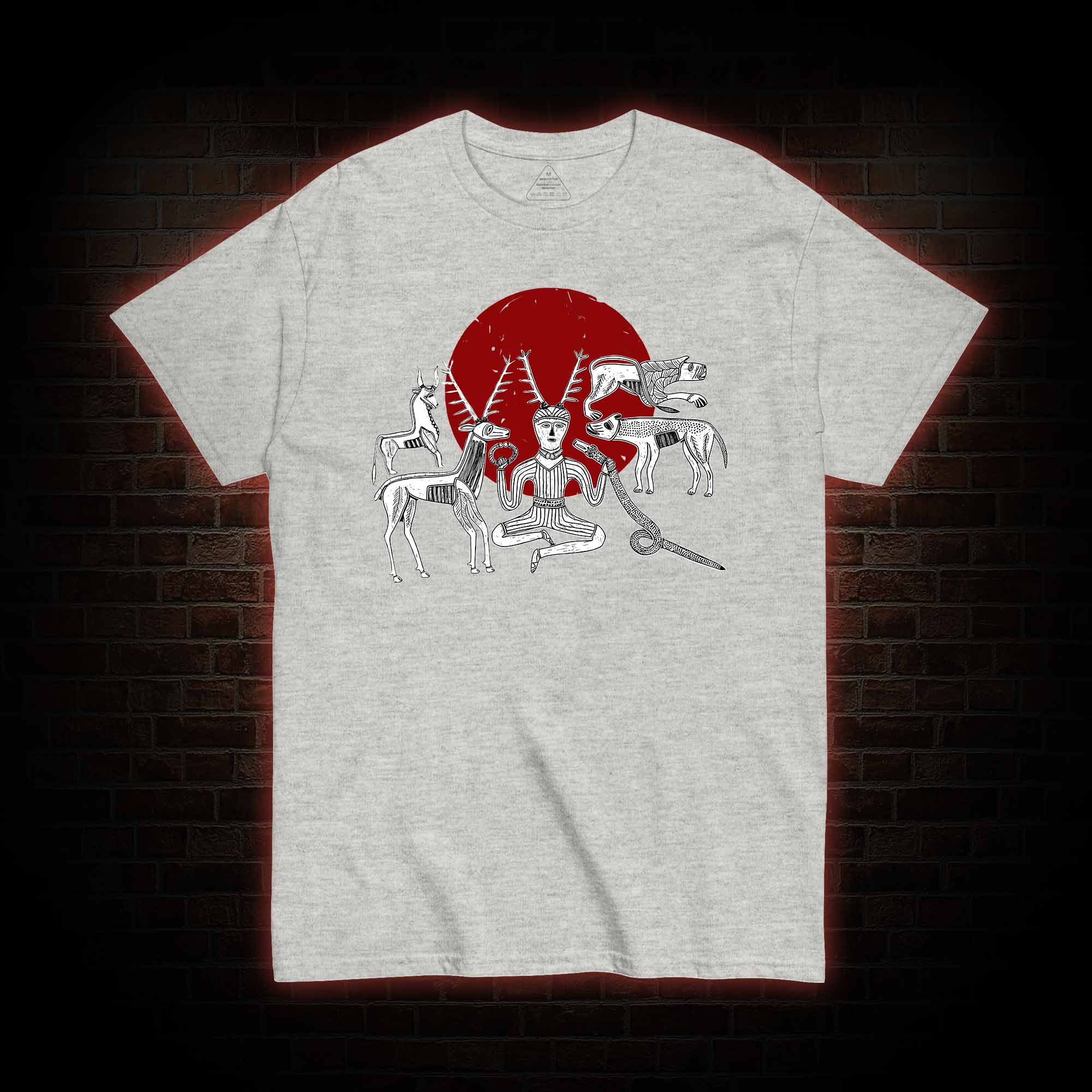 Cernunnos Horned God Halo T-shirt