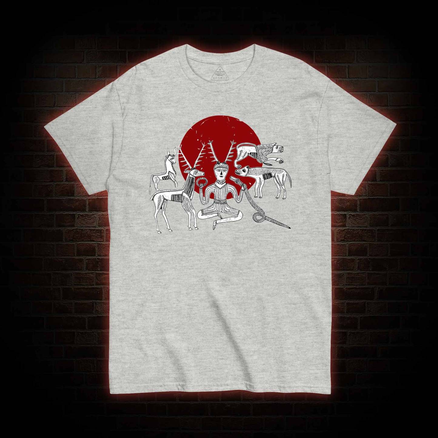 Cernunnos Horned God Halo T-shirt