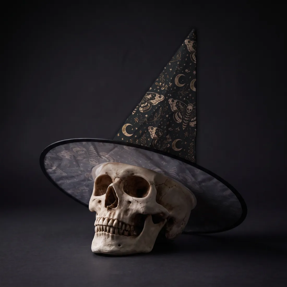 Halloween Witch Hat&Neck Gaiter&Cloak&Women's Net Tights Set