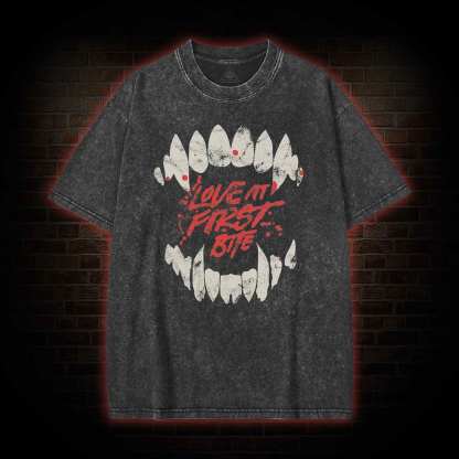 Love at First Bite Washed T-shirt