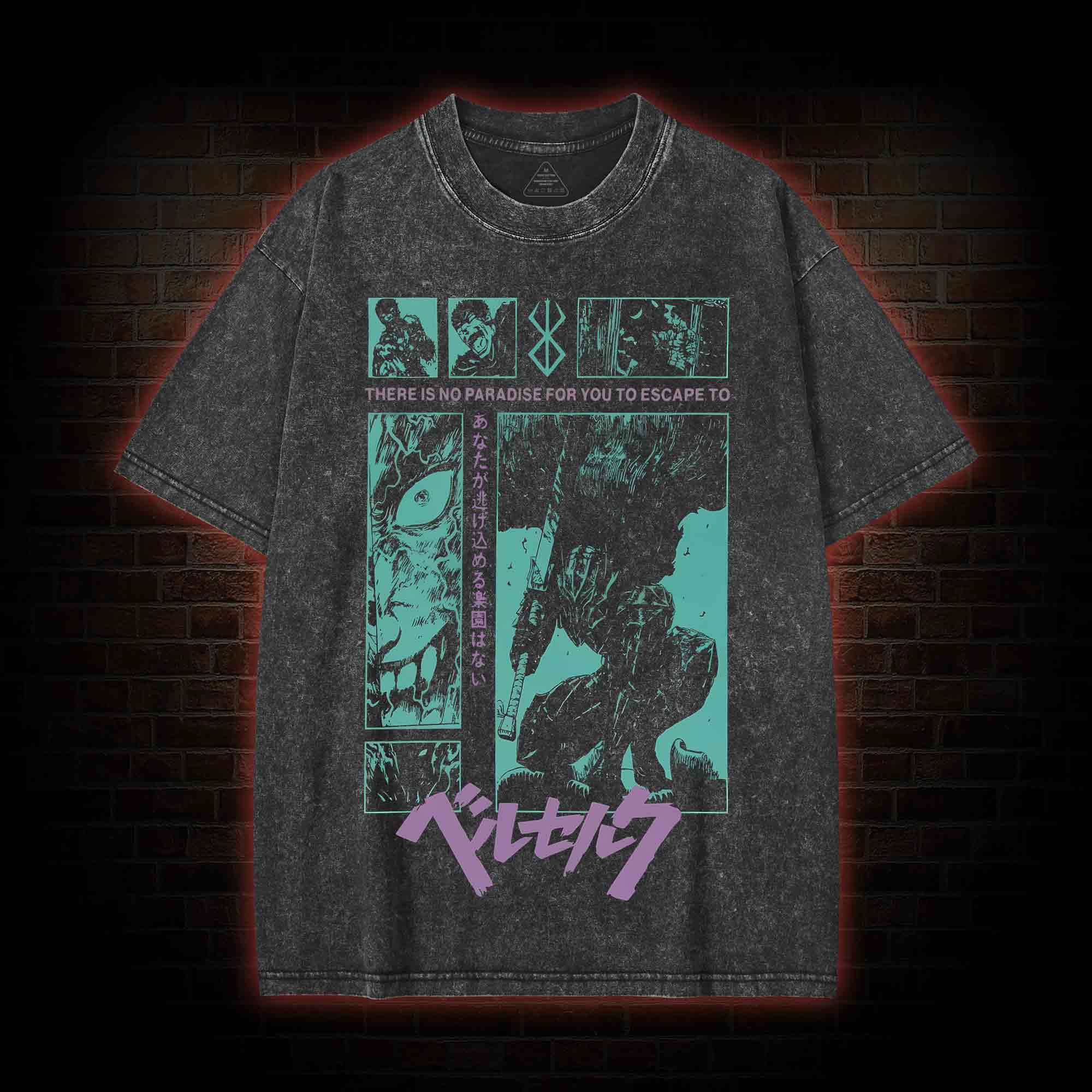 Berserk Guts Washed T-shirt