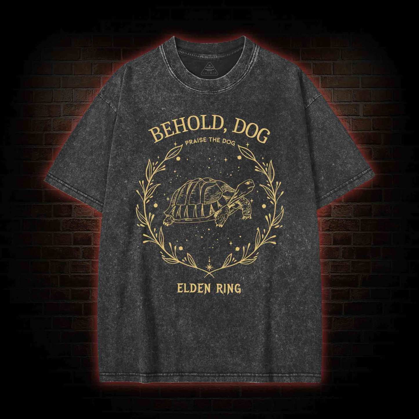 Behold Dog Washed T-shirt-nerdywave