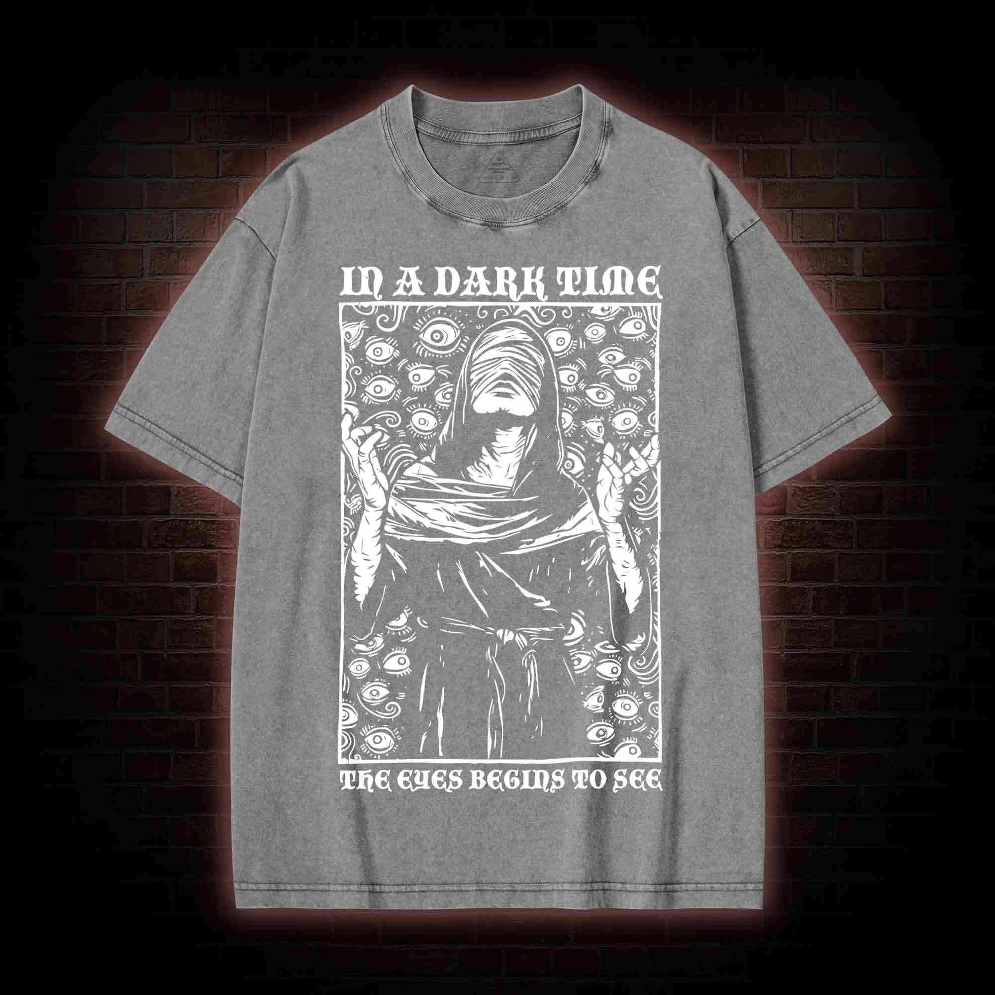 The Eye Begins To See Washed T-shirt
