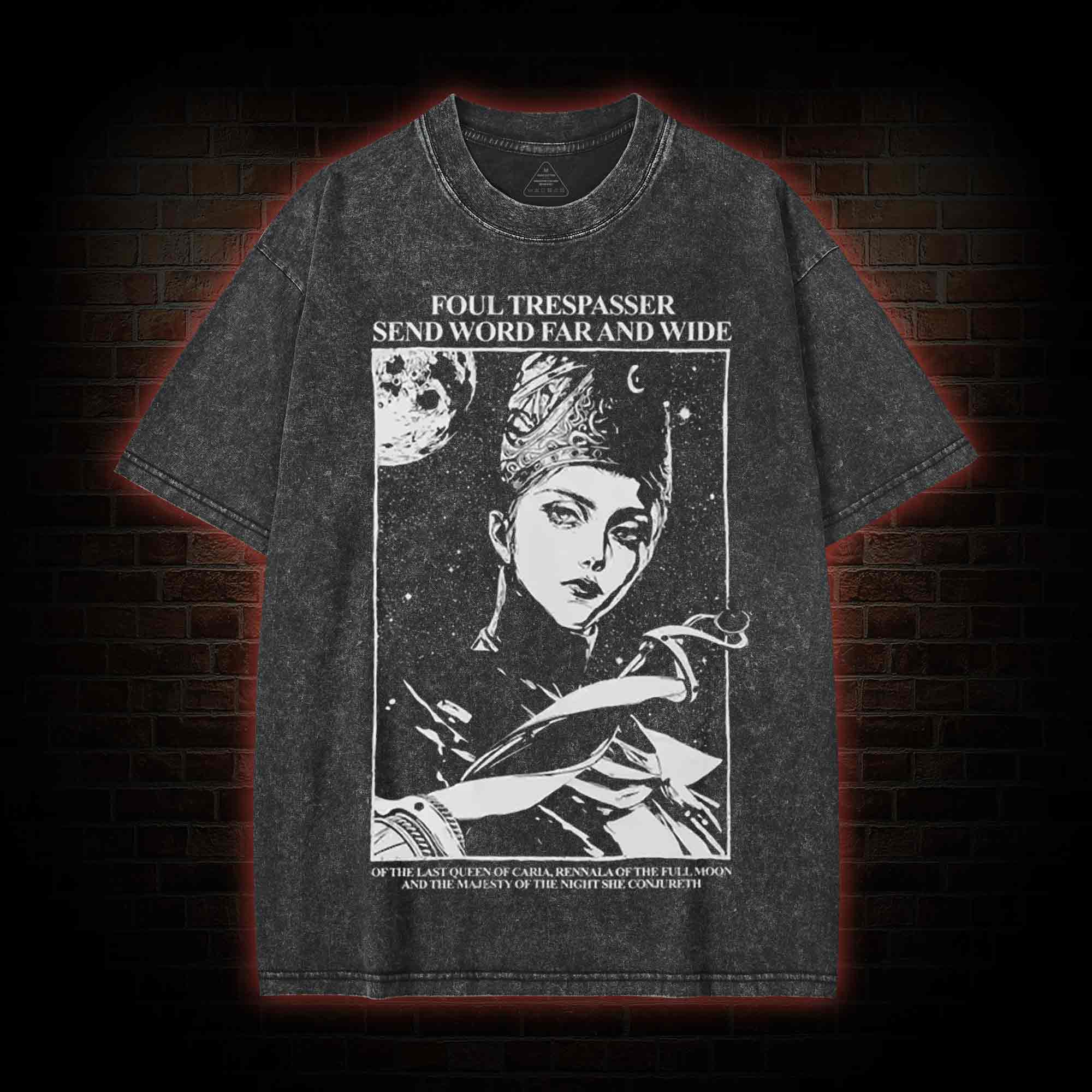 Powerful Sorceress Washed T-shirt