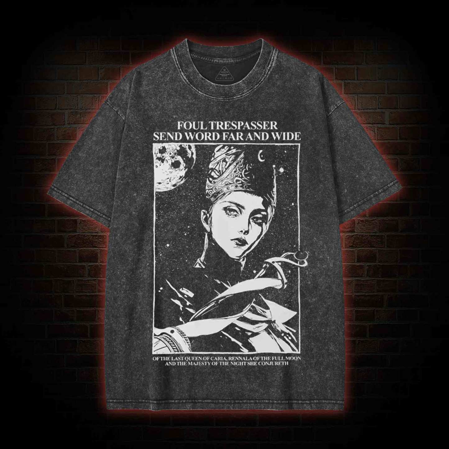 Powerful Sorceress Washed T-shirt