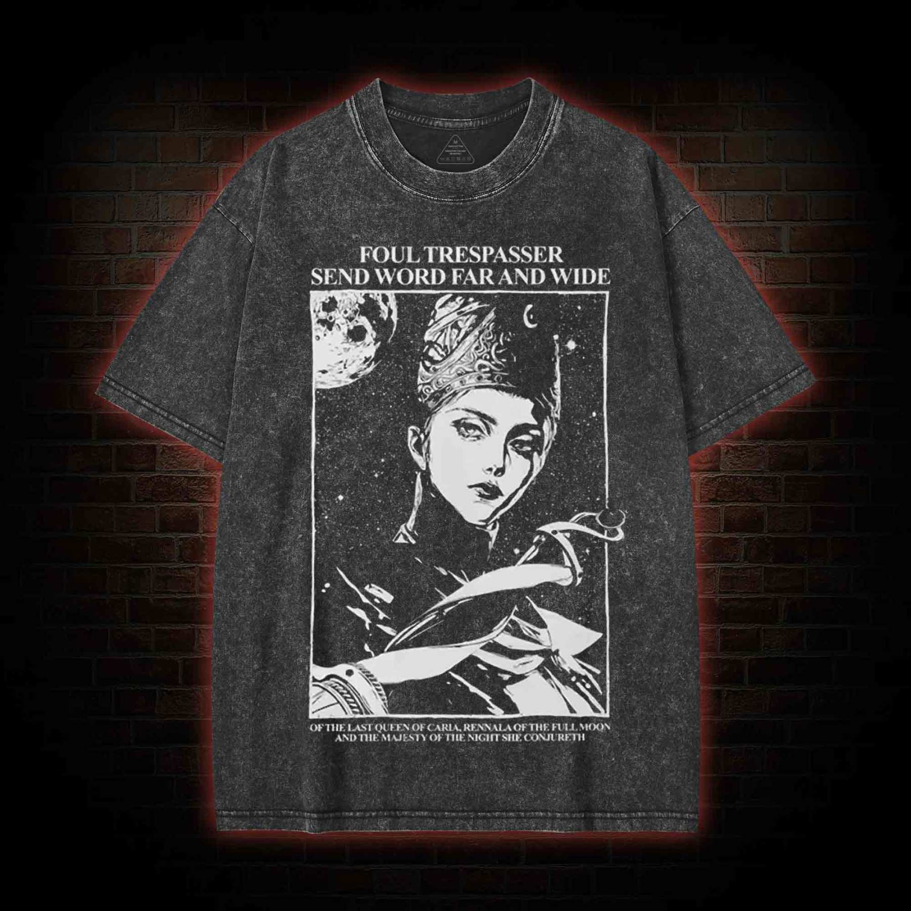 Powerful Sorceress Washed T-shirt