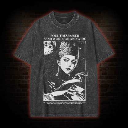 Powerful Sorceress Washed T-shirt